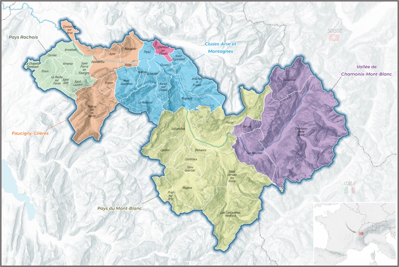 PPA zones du Plan de Protection de la vallée de l'Arve - Qualité de l'air